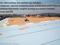 dach płaski z płyty osb